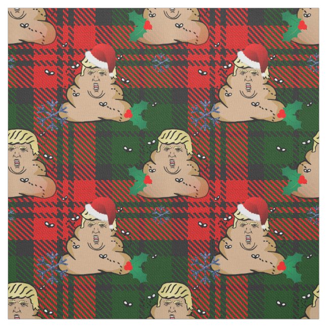 christmas dump trump xmas fabric (Swatch)