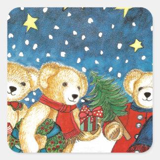 CHRISTMAS DYBAR WITH GIFT SQUARE STICKER