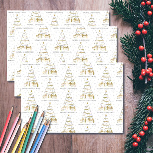 Christmas DYI Colouring Fun Unique Wrapping Paper Sheet