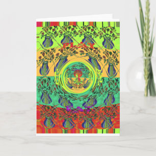 Christmas Eat Love Play Hakuna Matata Colour.png Holiday Card