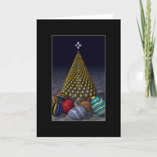 Christmas Eggs greeting card (Front)