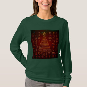 Christmas Egyptian Hieroglyphs 1 T-Shirt