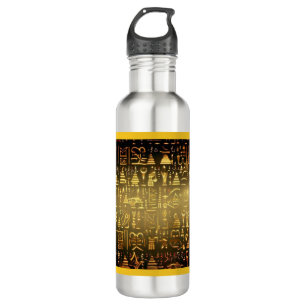 Christmas Egyptian Hieroglyphs 2 710 Ml Water Bottle