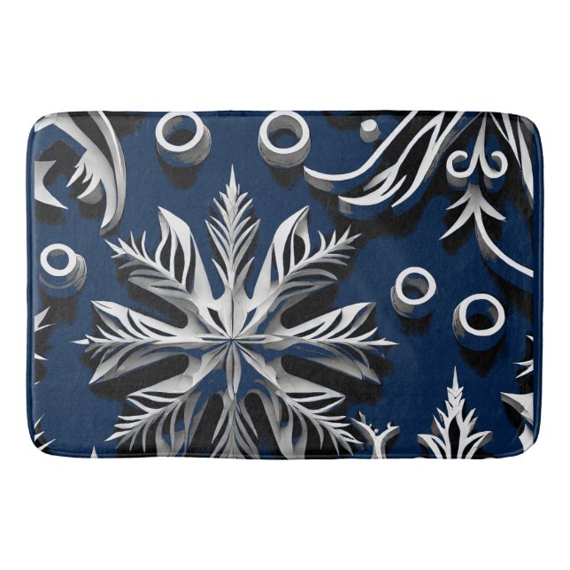 Christmas Elegance n30 Bath Mat (Front)