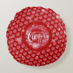 Christmas Elegant Gift Round Cushion