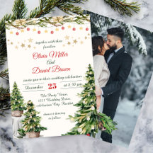 Christmas Elegant Winter Holiday Wedding