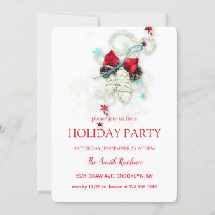 Christmas   Elegantly Chic Invitation