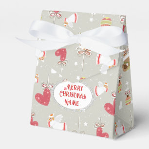 Christmas Elements Angels Birdies Favour Box