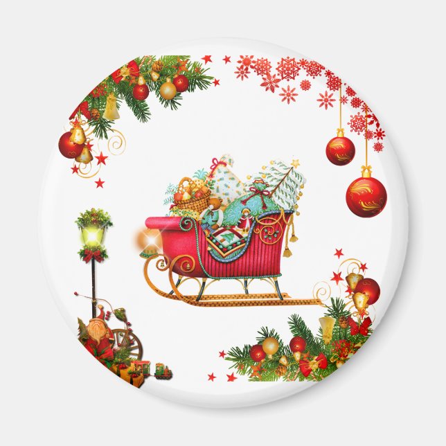 Christmas Elements Magnet (Front)