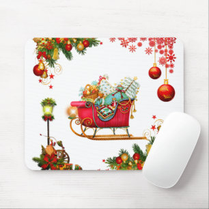 Christmas Elements Mouse Pad