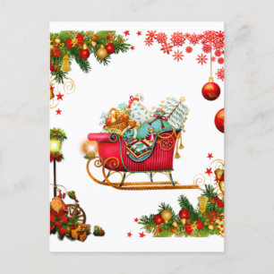 Christmas Elements Postcard