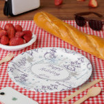 Christmas Elements Snowman Sketch Paper Plate<br><div class="desc">A Digitalbcon Images Design featuring a creative collage of Christmas elements, Snowmen and Christmas gifts in this one-of-a-kind "Christmas Elements Winter Snowman Sketch" Paper Party Plate. This attractive and festive design comes complete with customisable text lettering to suit your own special occasion and add colour and festivity to your holiday...</div>