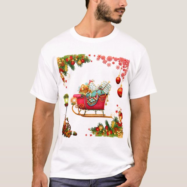 Christmas Elements T-Shirt (Front)
