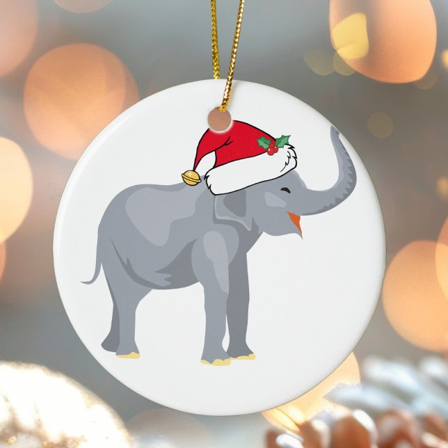 Christmas Elephant Ceramic Tree Decoration (Creator Uploaded)