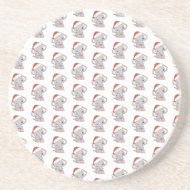 Christmas Elephant Coasters (Front)