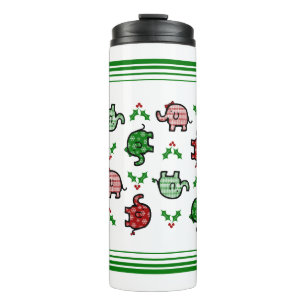 Christmas Elephant Tumbler