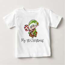 Christmas Elf Baby's My First Christmas