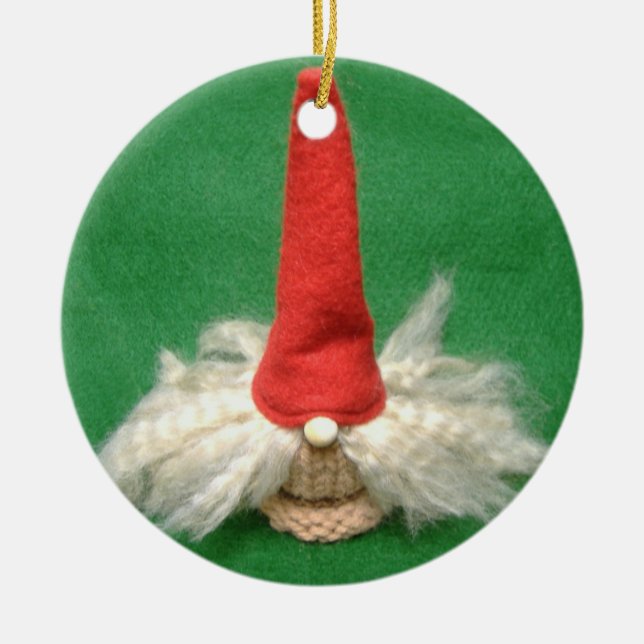 Christmas Elf Ceramic Tree Decoration (Front)