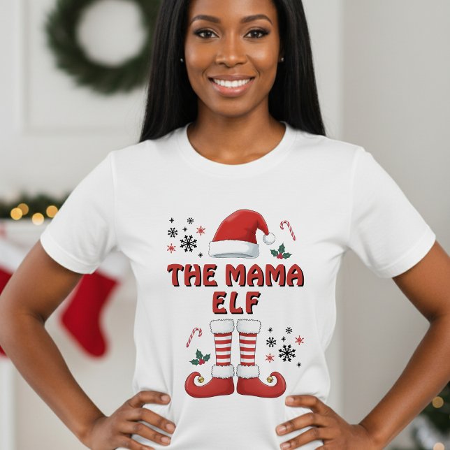 Christmas Elf Family Matching Funny White T-Shirt (Christmas Elf Family Matching Funny White T-Shirt
)