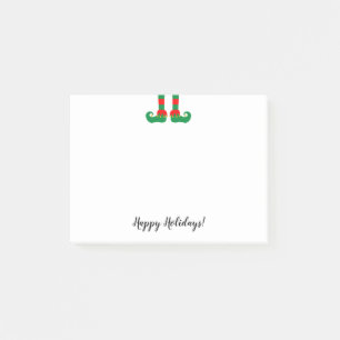 Christmas elf feet custom small Holiday Post-it Notes