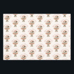 Christmas Elf From Santa Wrapping Paper Sheet<br><div class="desc">watercolor christmas nutcrackers and elves make these winter wrapping paper sheets perfect for winter holidays.</div>