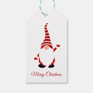 Christmas elf gnome dwarf santa holiday classic  gift tags