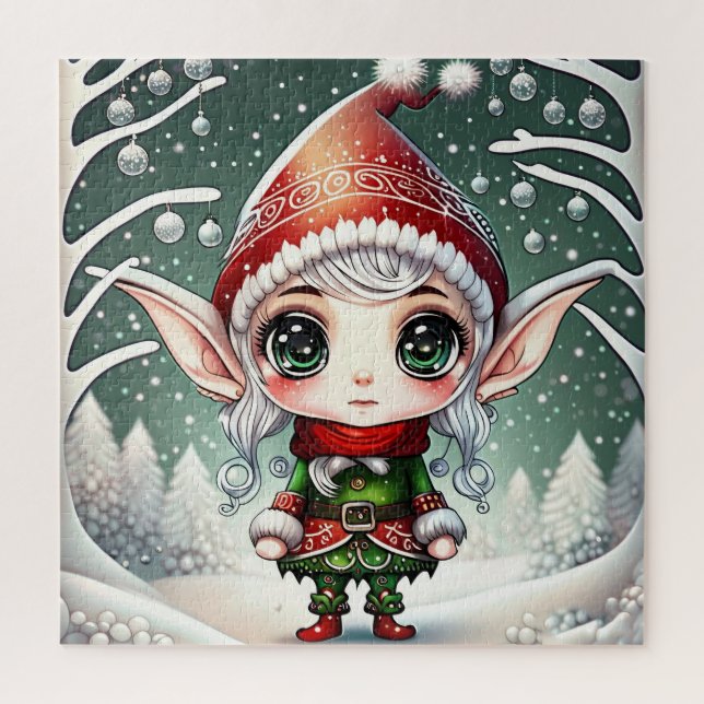 Christmas Elf Jigsaw Puzzle (Vertical)