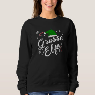 Christmas Elf Large Elf Christmas Outfit Elf Famil Sweatshirt