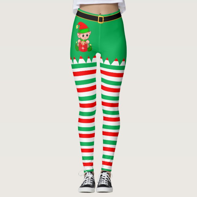 Christmas Elf Leggings (Front)