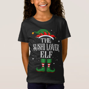 Christmas Elf Matching Family Funny Sushi Lover El T-Shirt