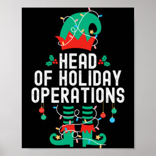 Christmas Elf Office Team Party Family Matching _1 Poster