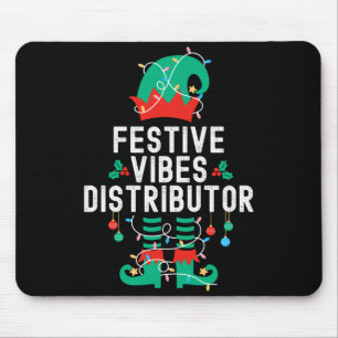 Christmas Elf Office Team Party Family Matching _2 Mouse Pad