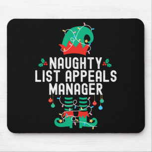 Christmas Elf Office Team Party Family Matching  Mouse Pad