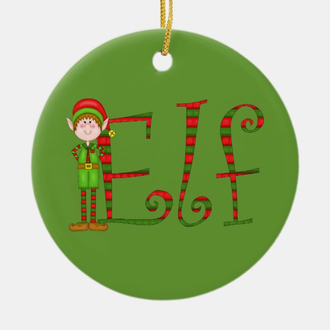 Christmas Elf ornament (Front)