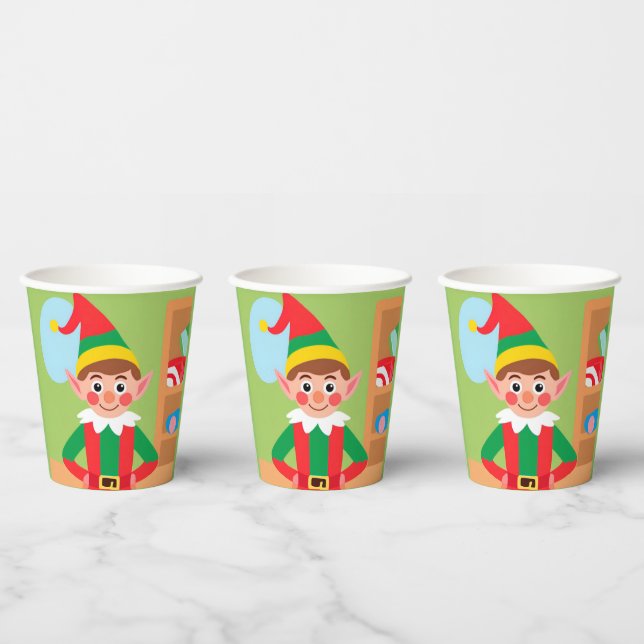 Christmas Elf Paper cup (Multi)