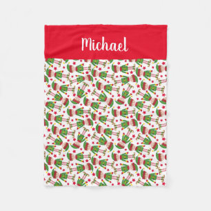 Christmas Elf Personalised  Fleece Blanket