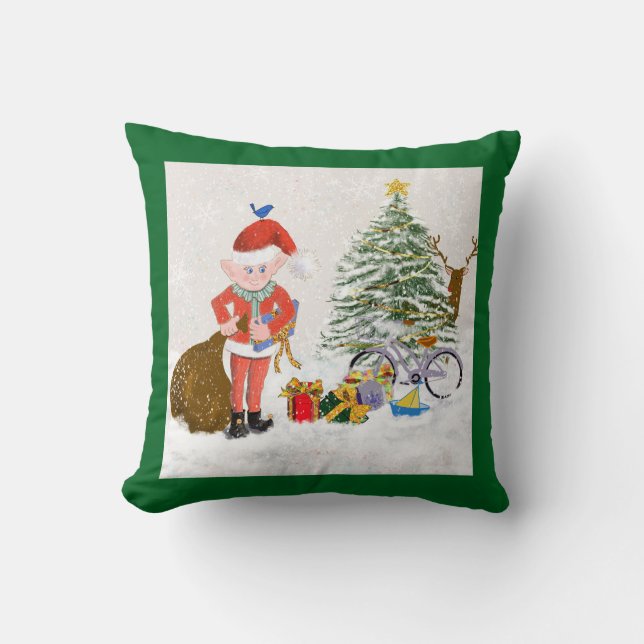 Christmas Elf Pillow (Front)