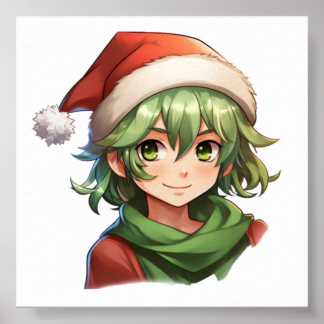Christmas Elf Portrait Poster (Front)