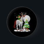 Christmas Elf Riding Reindeer Horse Snowman Xmas T 6 Cm Round Badge<br><div class="desc">Christmas Elf Riding Reindeer Horse Snowman Xmas Tree</div>