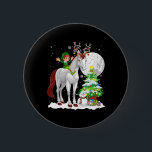 Christmas Elf Riding Reindeer Horse Snowman Xmas T 6 Cm Round Badge<br><div class="desc">Christmas Elf Riding Reindeer Horse Snowman Xmas Tree</div>