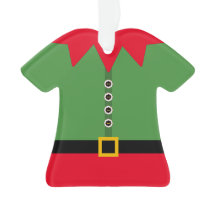 Christmas Elf Suit Figurine Personalised