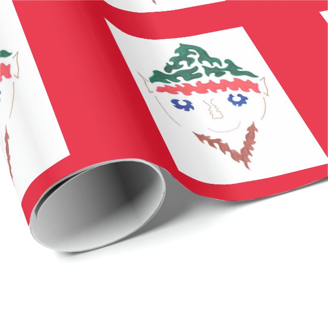 Christmas Elf Wrapping Paper (Roll Corner)