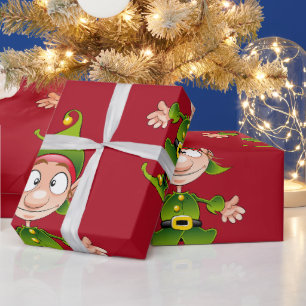 Christmas Elf  Wrapping Paper