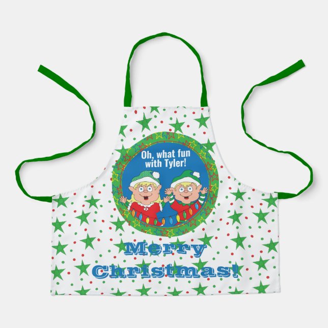Christmas Elves Apron (Front)