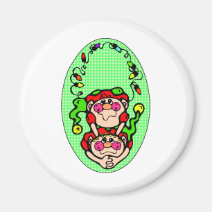Christmas Elves Magnet