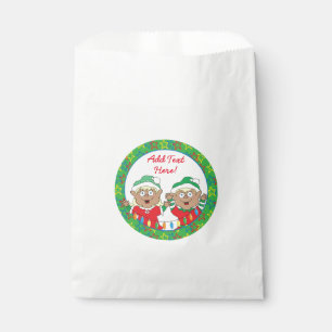 Christmas Elves of Color Favour Bags