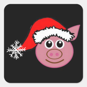 **CHRISTMAS EMOJI** STICKERS W/ CHRISTMAS PIG