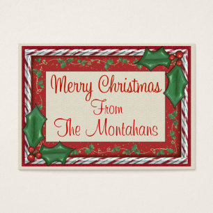 Christmas Enclosure Tag - SRF