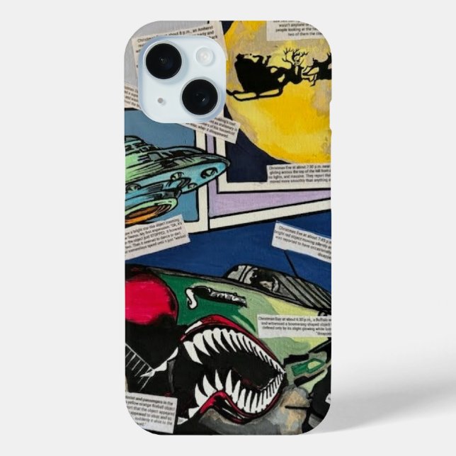 'Christmas Encounters' Painting on a  Case-Mate iPhone Case (Back)