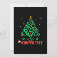 Christmas Engineer Tree Mechanical Engineering